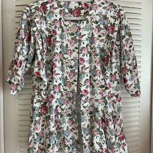 Floral Print Blouse - Multicolor